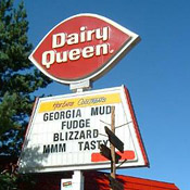A Dairy Queen in Two Harbors, Minn. 