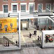 A layout of the renovation of El Museo Del Barrio 