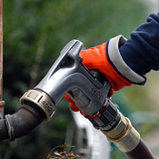 Heating oil is delivered to a home in Boston. 