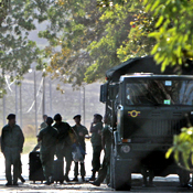 Venezuelen army in Maracay 