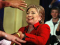 Democratic presidential hopeful Hillary Clinton