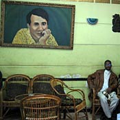 Inside of the Cafe Andaleeb 