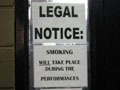 Smoking sign