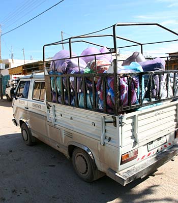 
                If you're Palestinian and you're in the export business, chances are your products don't travel very far.
                                    (Sam Eaton)
                                