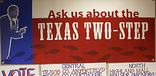 Obama supporters in Austin