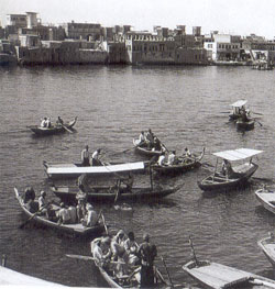 
                Dhows in Dubai Creek in undated photo
                                    (Unknown photographer / Dubaitravels.net)
                                