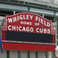 Baseball fans at Wrigley Field