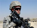 U.S. soldier in Afghanistan