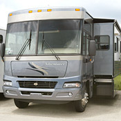 A Winnebago Adventurer RV 