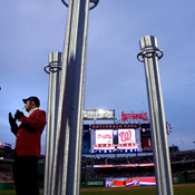 View from inside Nationals Stadium 