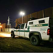 Border Patrol vehicle in San Luis, Ariz. 