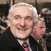 Irish Prime Minister Bertie Ahern 