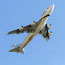 airplane in air