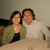 New homeowners Judy and Richard Lee at their eight 