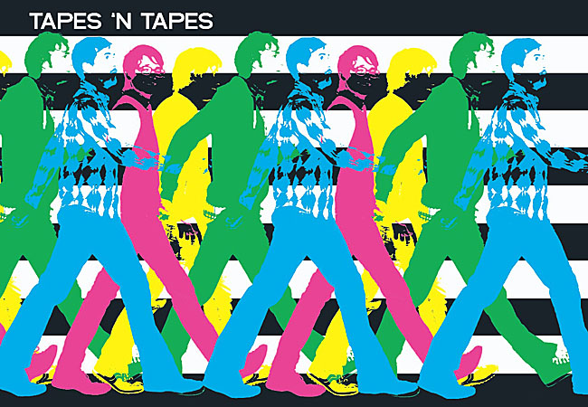 Tapes 'n Tapes album cover for 'Walk it Off.'The new cd was engineered by Flaming Lips producer Dave Fridmann. Tapes 'n Tapes album cover for 'Walk it Off.'The new cd was engineered by Flaming Lips producer Dave Fridmann.