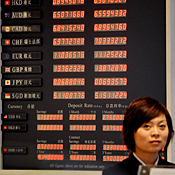 Chinese bank employee 