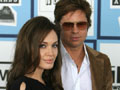 Actors Angelina Jolie and Brad Pitt