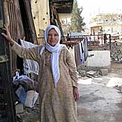 A Palestinian woman in Nahr al-Bared 