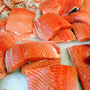 Salmon steaks 