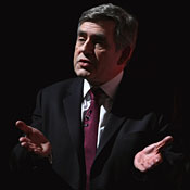British Prime Minister Gordon Brown 
