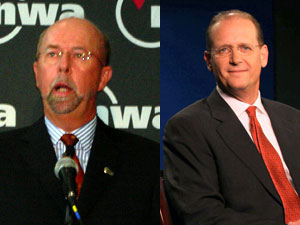 NWA CEO Doug Steenland and Delta CEO Richard Anderson