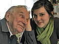 Niemi with granddaughter