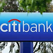 Citibank sign 