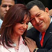 Cristina Fernandez de Kirchner, Hugo Chavez 
