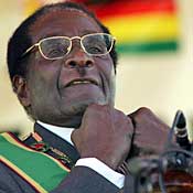 Zimbabwe's President Robert Mugabe 