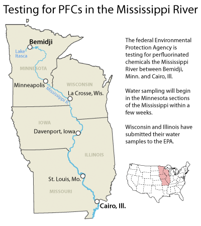 Photo: #The Upper Mississippi River flows approximately 1250 miles from the 