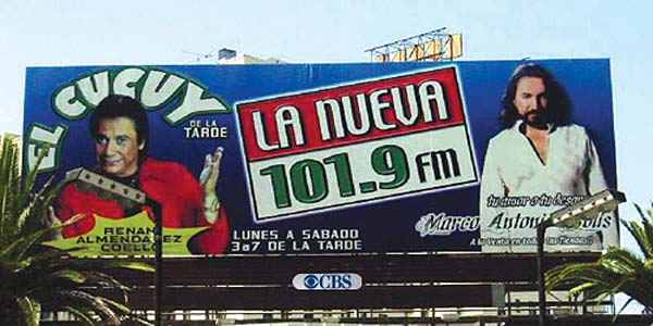 
                A CBS Outdoor billboard in Los Angeles
                                    (cbsoutdoor.com)
                                