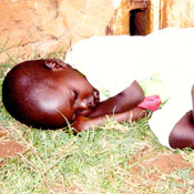 girl with malaria 