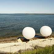 On the beach in the Hamptons, N.Y. 