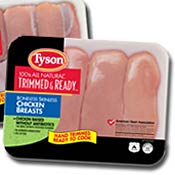 Tyson chicken package 