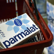 A carton of Parmalat milk 