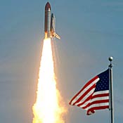 Space shuttle Discovery lifts off in Florida 