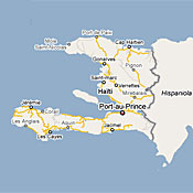 map of Haiti 