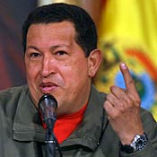 Venezuelan President Hugo Chavez 