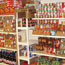 Shelves at the Friends in Need Food Shelf