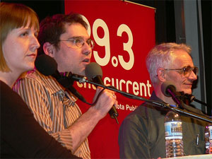 Kara McGuire, Host Steve Seel, and Richard Todd Kara McGuire, Host Steve Seel, and Richard Todd