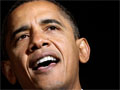 Democratic presidential hopeful Barack Obama