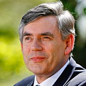British Prime Minister Gordon Brown 