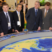 Russian, Japanese, British and Canadian delegation 