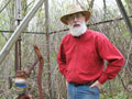 Philip Rutter and his windmill