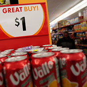 Discount soda for $1 