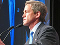 Coleman at the state convention