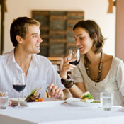 Couple dining 