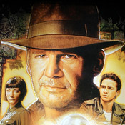 A promo poster for the new Indiana Jones movie 