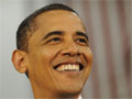 Democratic presidential candidate Barack Obama