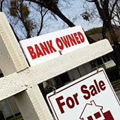 Foreclosure sign 